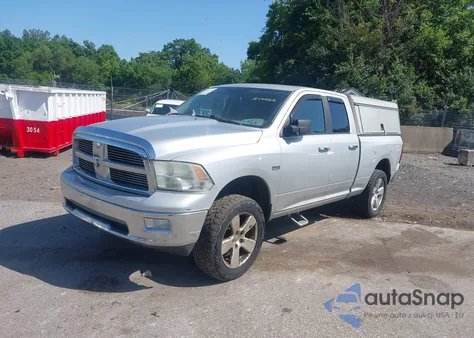 2012 Ram 1500 Slt из США, поврежденный, VIN 1C6RD7GT3CS244262